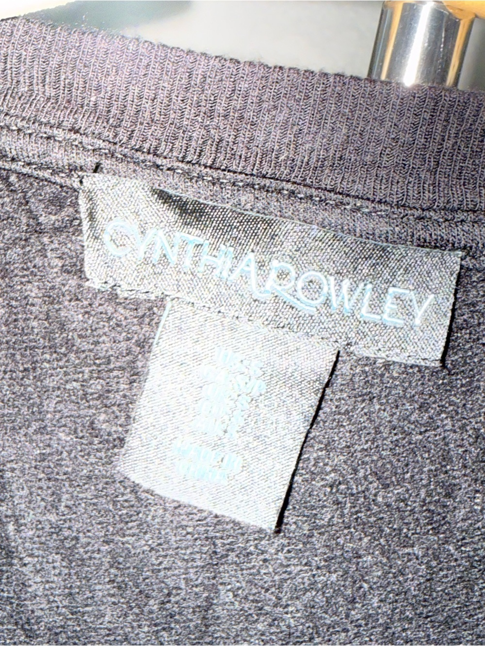 Cynthia Rowley Black Sweater with Gold Sequin Gingerbread Motifs - Picture 3 of 5